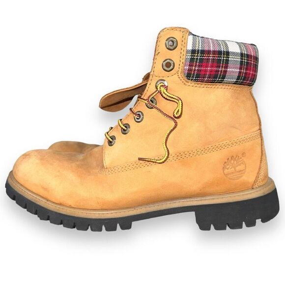 Timberland Other - Timberland Boots Limited Edition with Plaid Accents Men’s 9.5